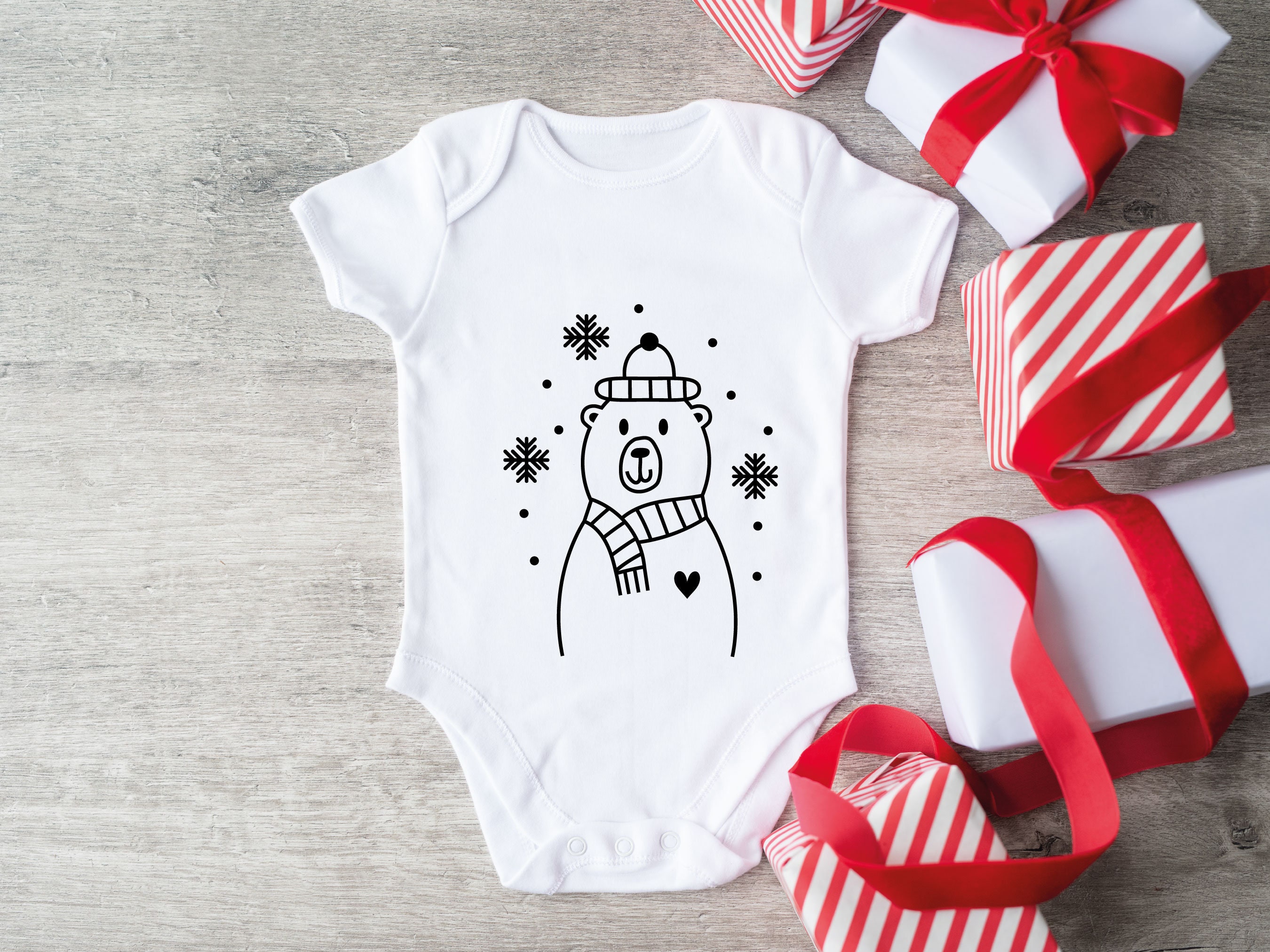 Polar Bear Svg File / Svg Download / Cricut / Christmas Card / Plotting ...