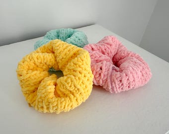 Secret Stash Scrunchies | Handmade Crochet | Secret Pocket |