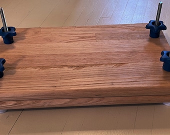 Book Press oak with quick release knobs