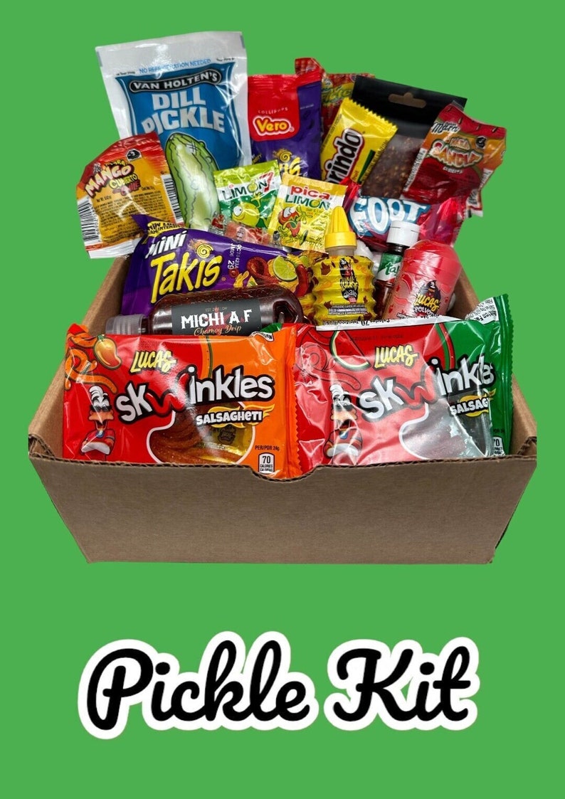 Dill Pickle Kit by Michi AF / Mexican Candy/chamoy Etsy