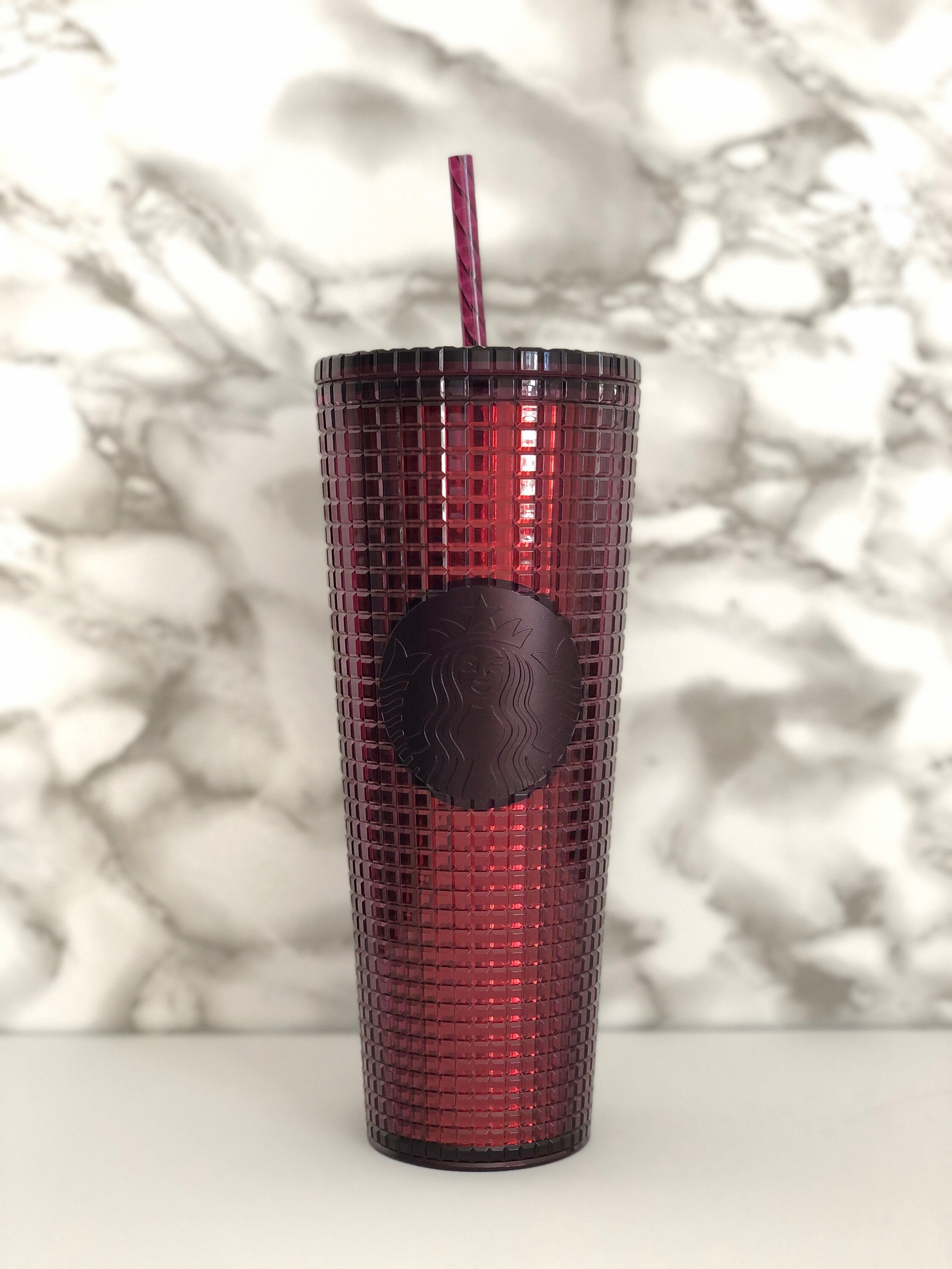 starbucks burgundy tumbler