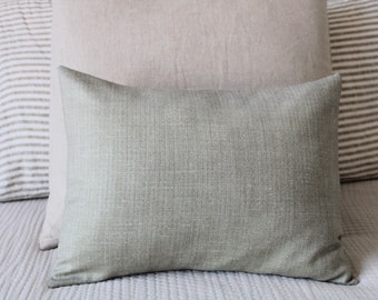 Green Tweed Decorative Pillowcase