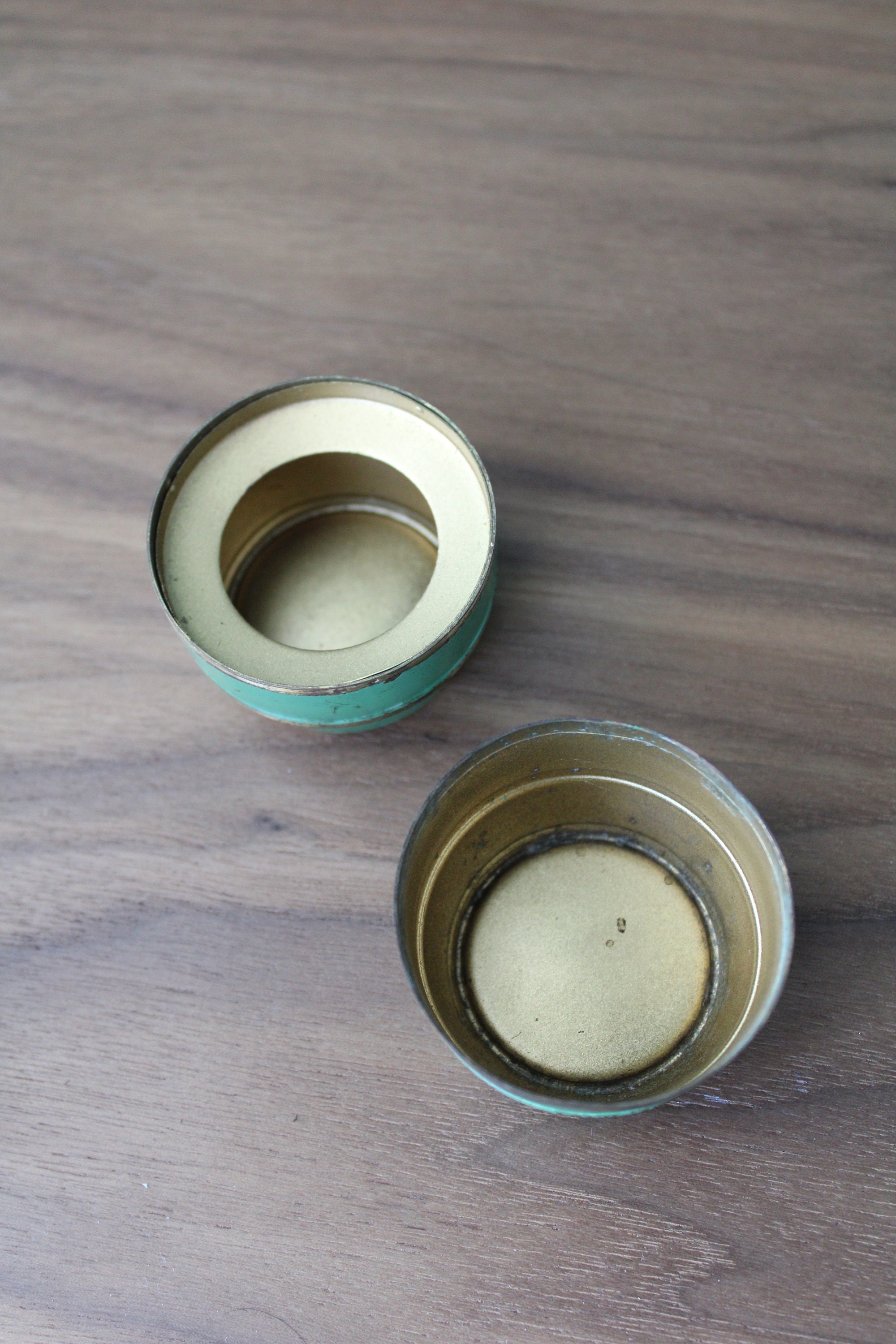 Vintage German Silver Shot Glasses in Brass Barrel Etsy