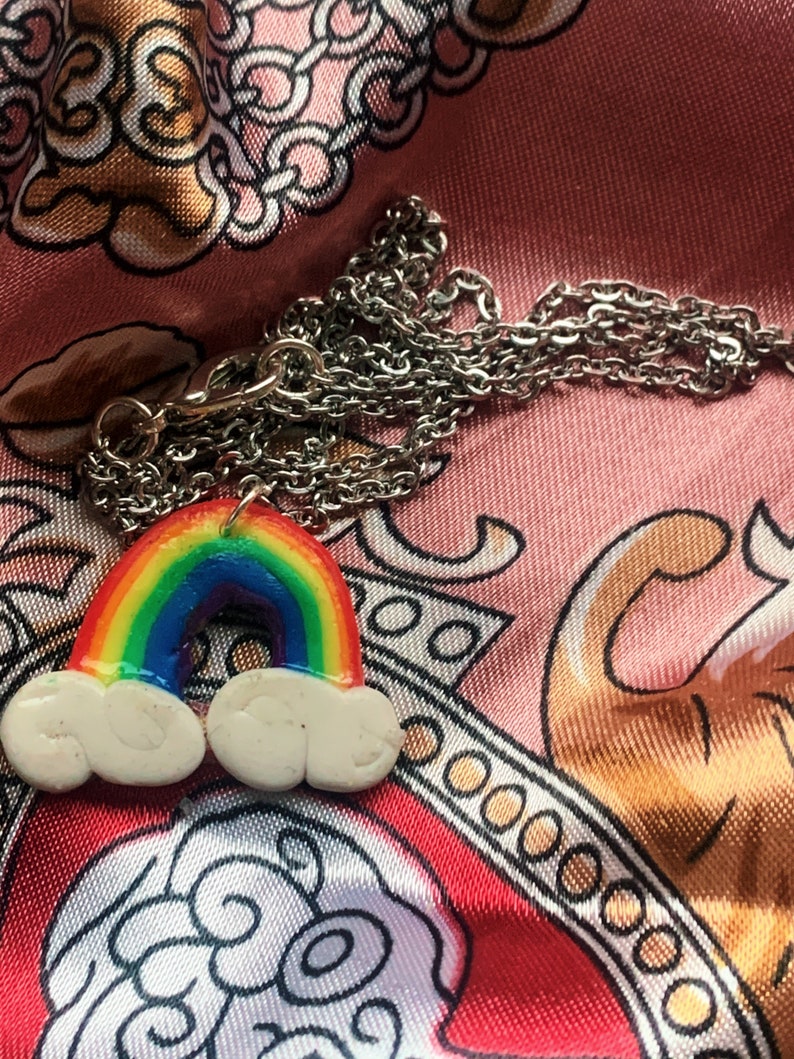 rainbow unique funky gift choker necklace gives to new orleans mutual aid