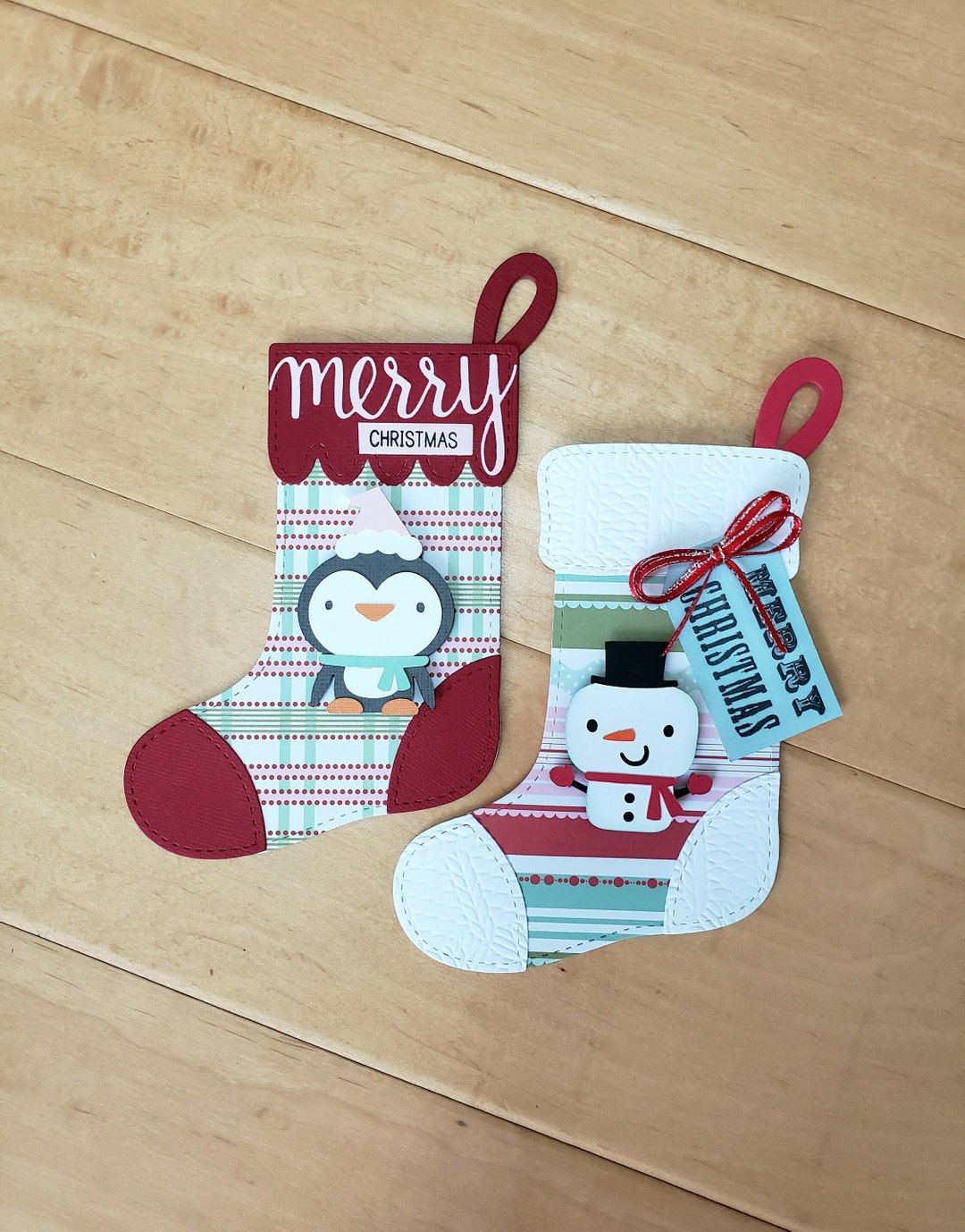 Christmas Stocking Gift Card Holder - Etsy