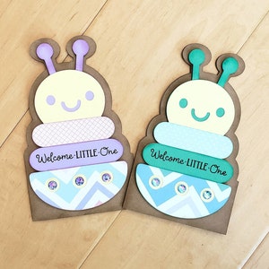 Stacker Toy Baby Card, baby shower card