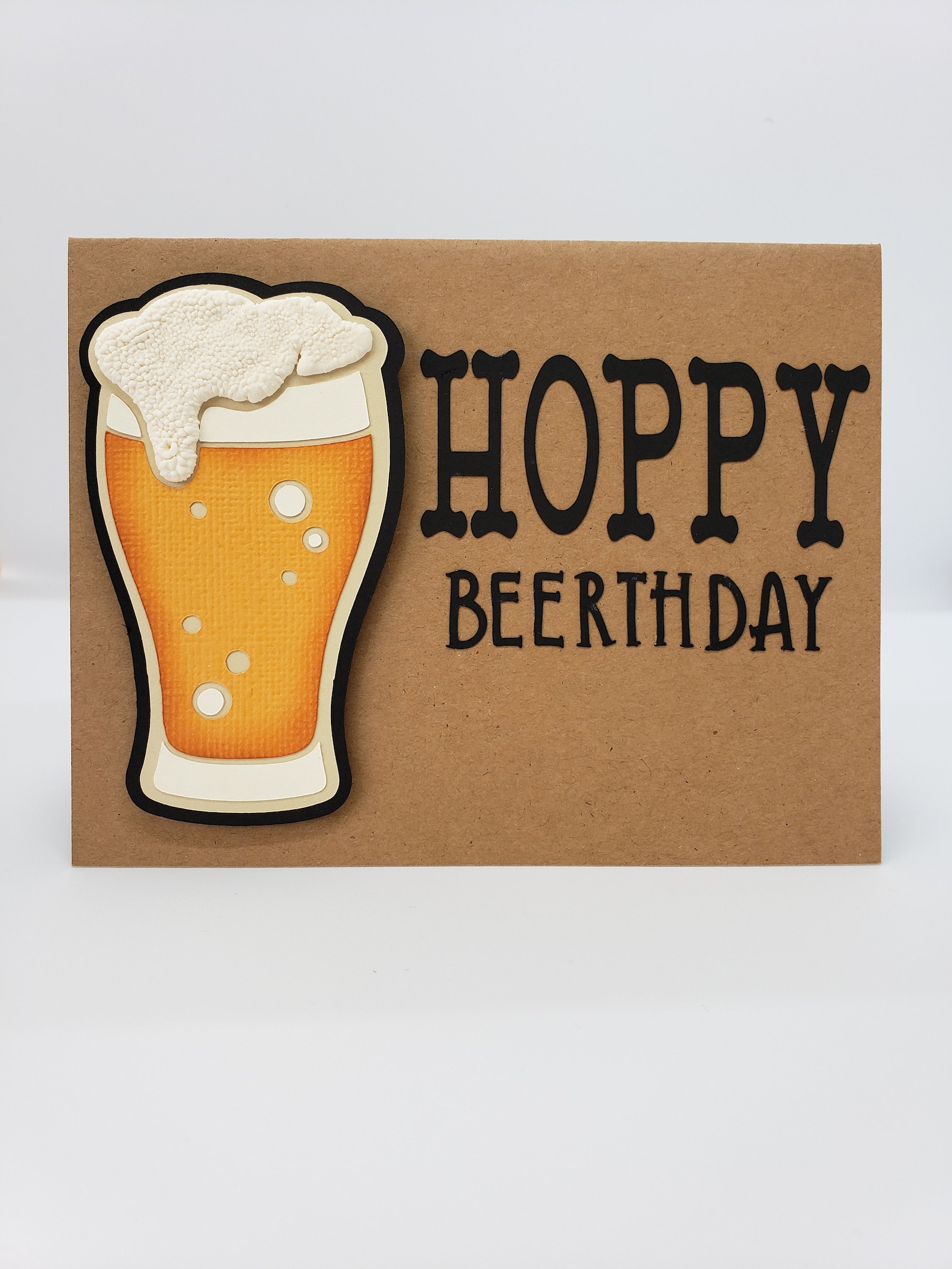 Hoppy Beerthday Beer birthday card happy birthday Etsy