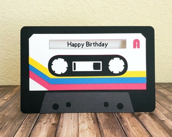 Cassette Tape Birthday Card