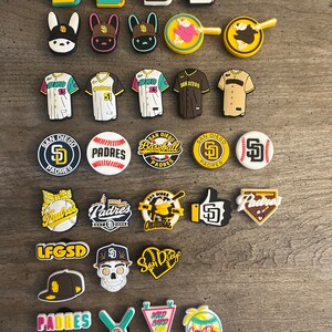 San Diego Padres Croc Charms Etsy