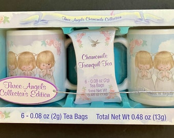 Hallmark Three Angels Chamomile Collection Mokken en theeservies Vintage Nieuw