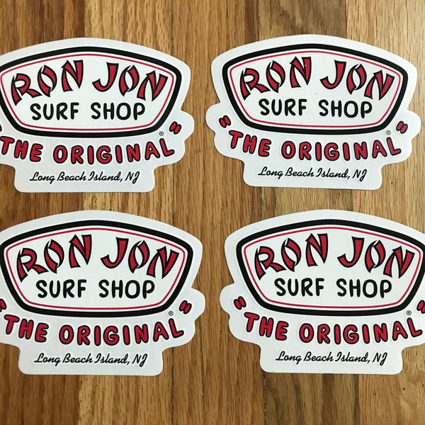 Vintage Ron Jon Surf Shop Stickers