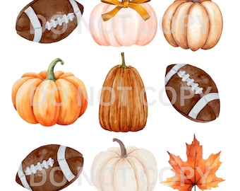 Pumpkin png, pumpkin football, fall rustic png, fall png, harvest png