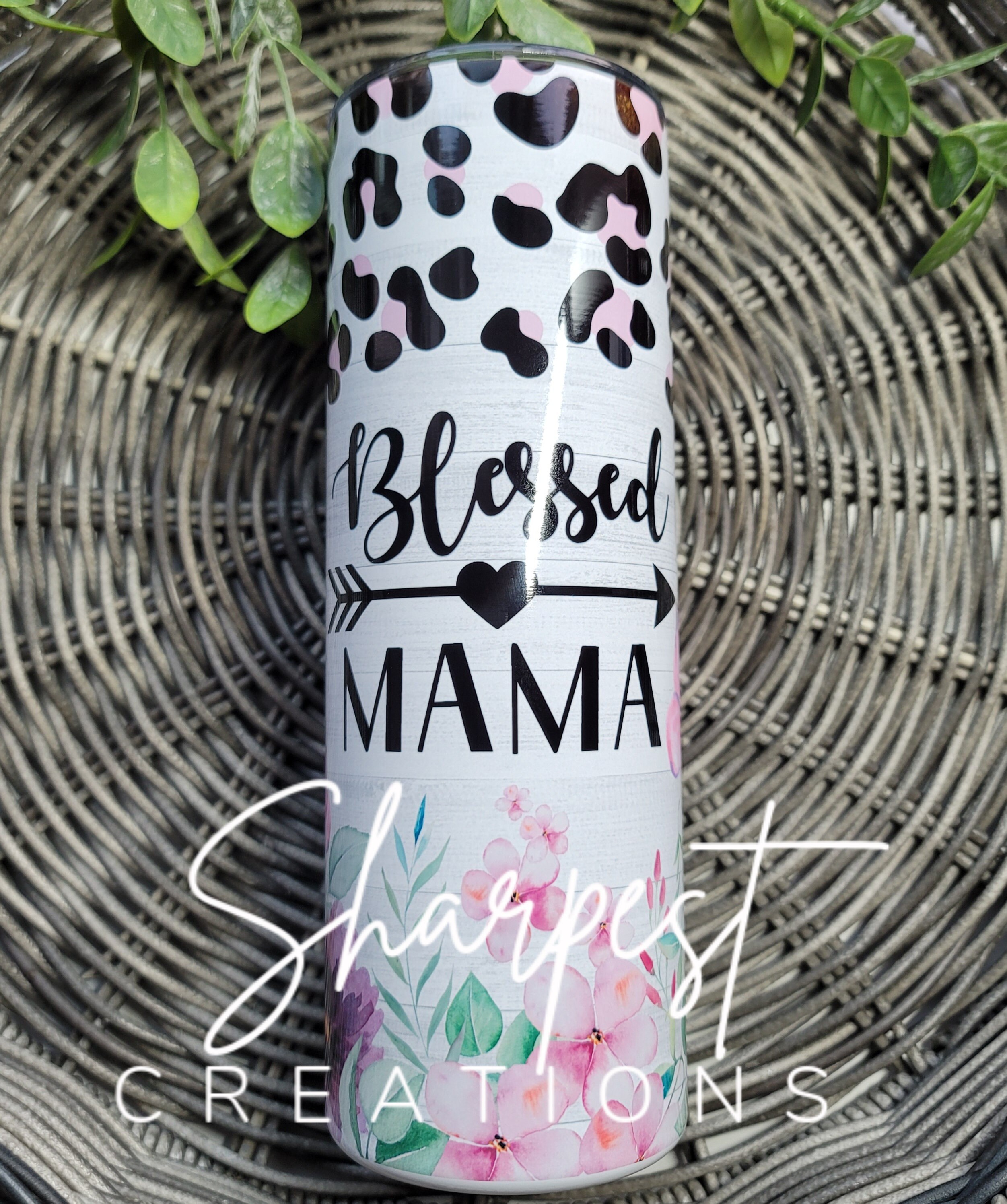 Blessed Mom Tumbler — Reigning Cups LLC