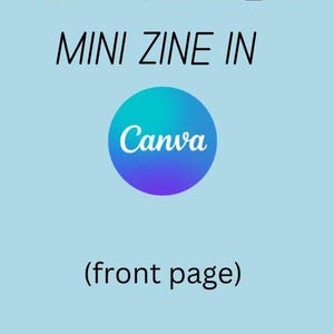 How To Make a Mini Zine on Canva - DIGITAL ZINE