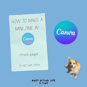 How to Make a Mini Zine on Canva mini zine