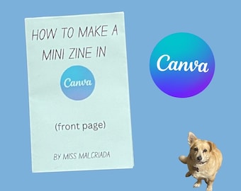 How to Make a Mini Zine on Canva mini zine