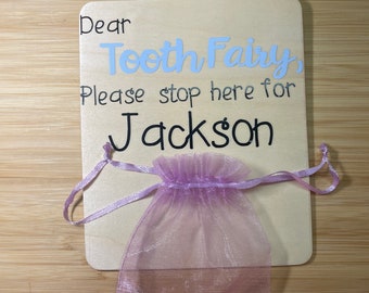 Custom Tooth Fairy Door Hanger