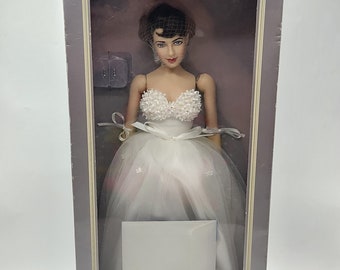 Franklin Mint Elizabeth Taylor Vinyl Porträt Puppe