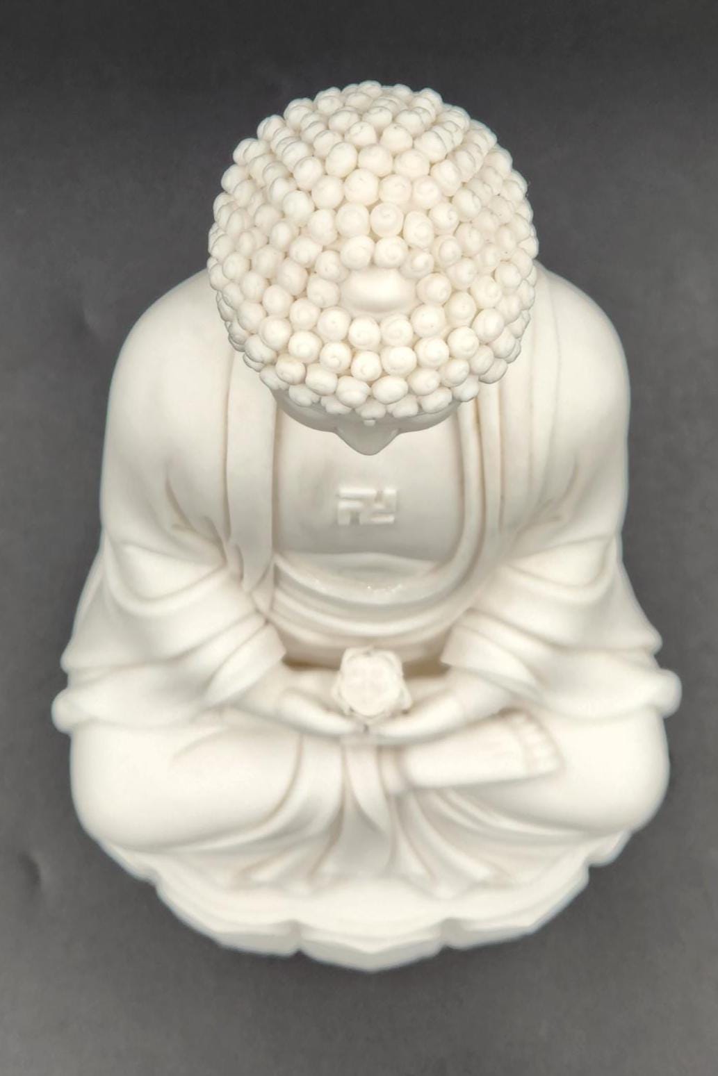 素焼き13インチ白磁仏像 - Etsy 日本