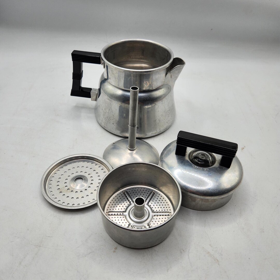Wear-ever 1-2 Cup Aluminum Coffee Pot Percolator #3002 - Etsy