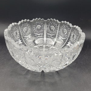 Bohemian Lead Crystal Bowl