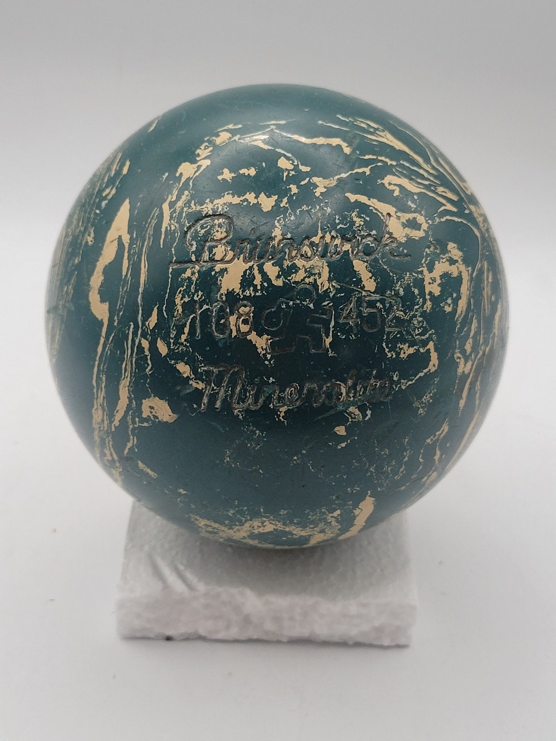 Brunswick Mineralite Duck Pin Bowling Ball Etsy