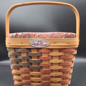 Longaberger 1998 25-lecie Koszyk