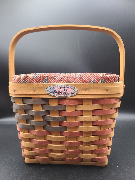 Longaberger 1998 25th Anniversary Basket - Etsy