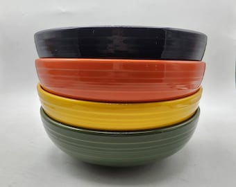 Fiesta 9&quot;/68oz Bistro Bowls ~Selling Separately~ Poppy, Sage, and Daffodil
