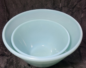 Fire King 8.5in Delphite Splash-Proof Nesting Bowl