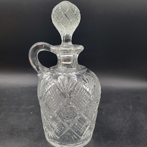 EAPG Flint Glass &quot;Peerless&quot; Decanter w/Stopper