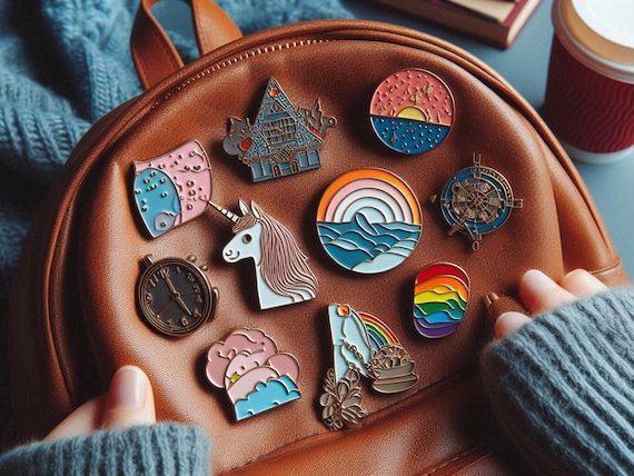 Custom Soft Enamel Pins: Personalized Lapel Pin, Design Your Own Pin, Bulk Pins, School Pins, Trading Pins