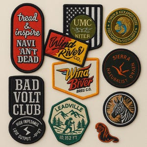 Custom Embroidered Patch: Personalized Sew-on, Iron-on, or Velcro Applique