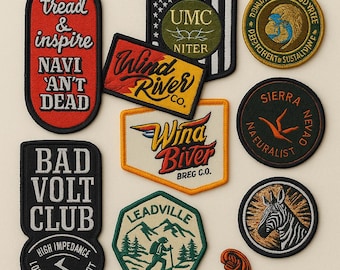 Custom Embroidered Patch: Personalized Sew-on, Iron-on, or Velcro Applique