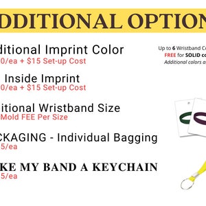 Individual packaging for wristbands
Custom wristbands packaging options
Personalized wristbands wrapping
Customized individual wristband packs
Branded individual packaging for wristbands
Custom-printed wristband packaging