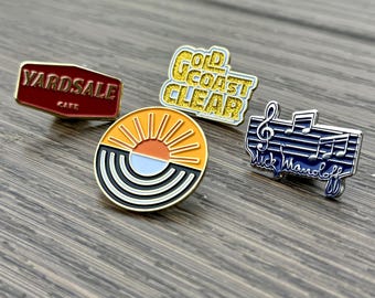 CUSTOM Soft Enamel Pins Personalized Enamel Pins Custom Lapel Pin Badges Bulk Enamel Pins Design Your Own Pin Customized Pin Enamel Keychain