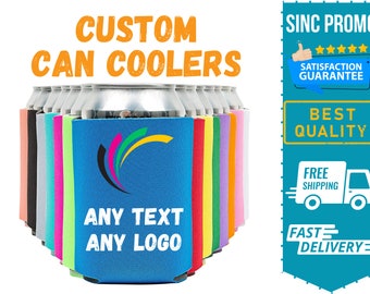 Custom Can Coolers: Personalized Full Color Neoprene Beverage Sleeves
