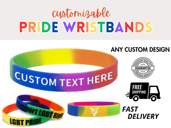 Custom Wristbands Personalized Rubber Bracelet Silicone wristbands Motivation Events Gifts Support Fundraisers Awareness Causes Etsy Italia