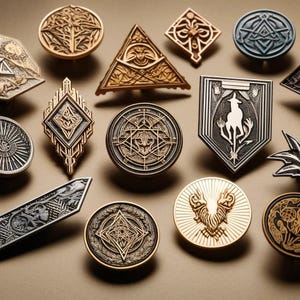 Pin Style Custom Die Struck Lapel Pins: Antique Style Logo Pins - Etsy