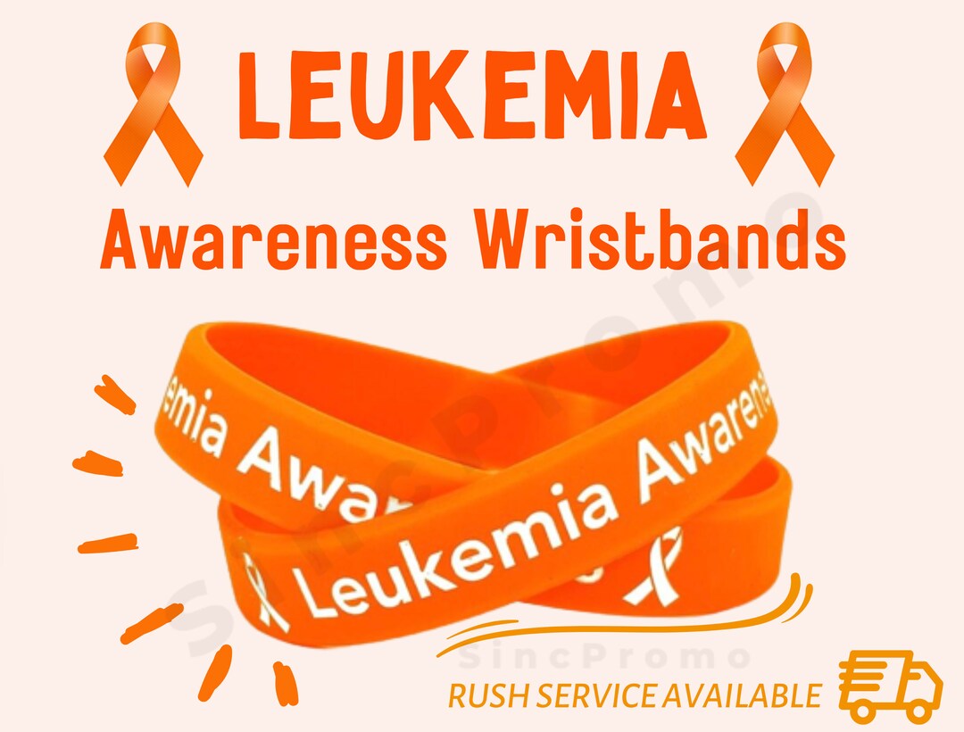 Personalized cheap leukemia bracelets