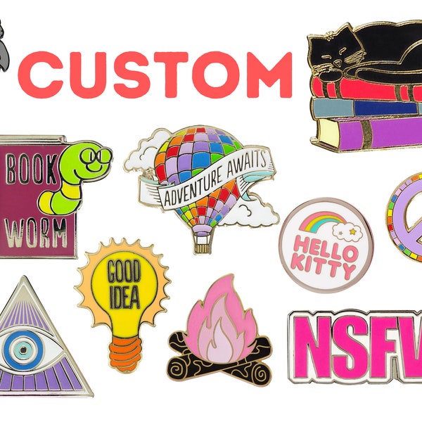 CUSTOM Hard Enamel Pin Lapel Pins Custom Pins kawaii Enamel Pin cute pins for jeans custom enamel pin set CUSTOM DESIGN custom buttons