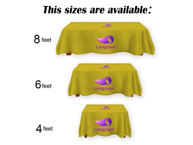 Custom 4ft Table Covers 6ft Tablecloths for Events 8ft Table Throws in Various Colors Table Covers for 4ft Tables Durable 6ft Tablecloths Customized 8ft Table Drapes 4ft Table Cover 6ft Tablecloth Designs