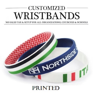 Printed wristbands Custom wristbands Personalized wristbands Silicone wristbands Rubber wristbands Event wristbands Awareness wristbands Fundraising wristbands Promotional wristbands Custom printed wristbands
Personalized wristbands printing