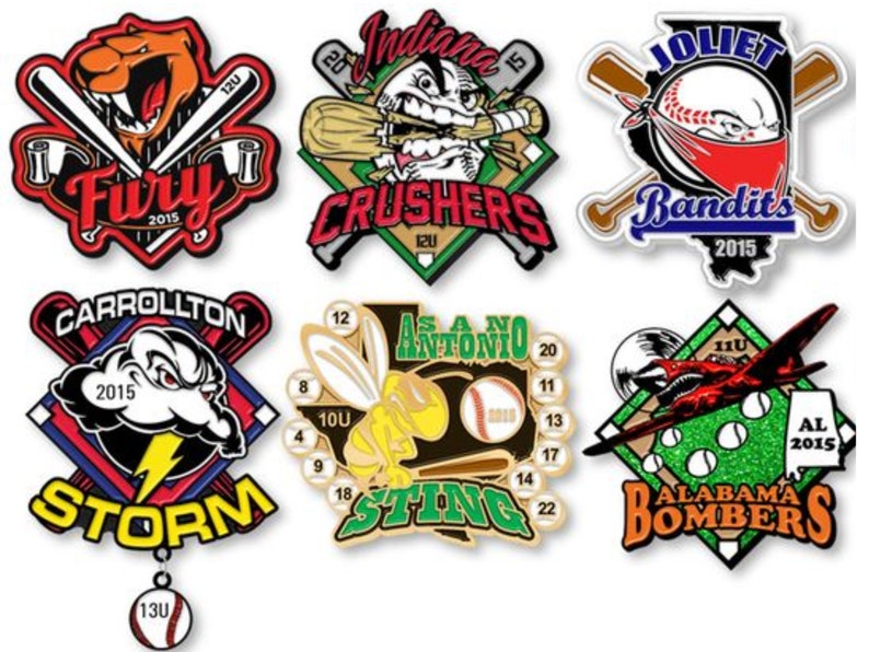 CUSTOM Trading Pins, Custom Softball Trading Pins, team pins, personalized lapel pins custom enamel pin, softball pins, pin button game pins