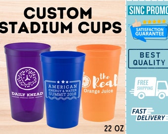 Custom 22 oz Stadium Cups: Personalized Party Drinkware