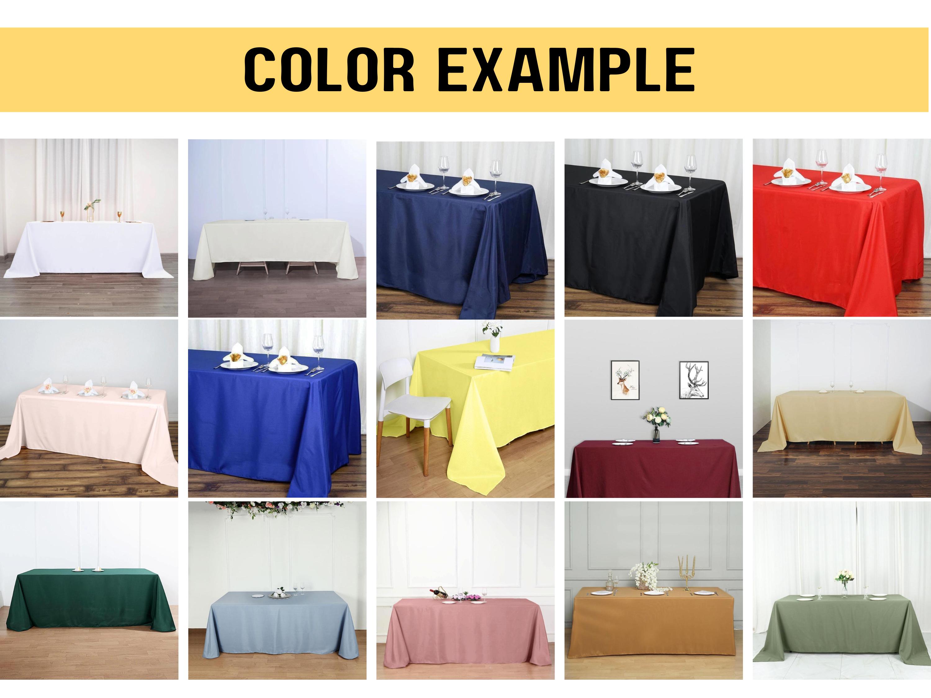 RUSH Custom Table Covers - Personalized Tablecloth With Logo, Full ...