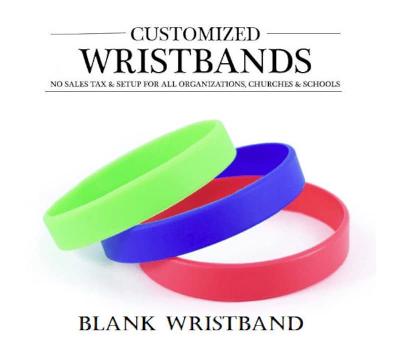 Custom Silicone Bracelets Make Your Own Rubber Wristbands Etsy