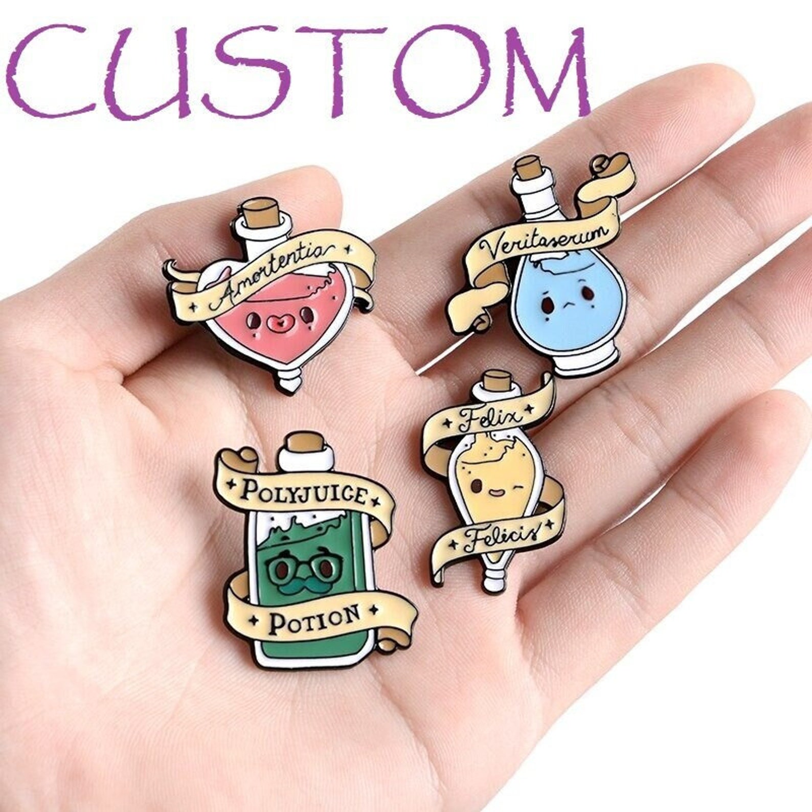 CUSTOM Soft Enamel Pins Personalized Lapel Pins Custom Pin Etsy