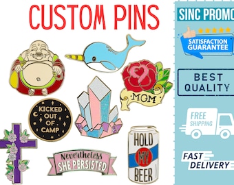 Wholesale CUSTOM Hard Enamel Pins Personalized Lapel Pins Custom Pins kawaii Enamel Pin cute pins for jeans custom enamel pin custom button