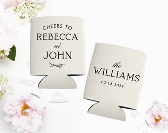 Custom Wedding Can Coolers: Personalized Neoprene Foam Cooler